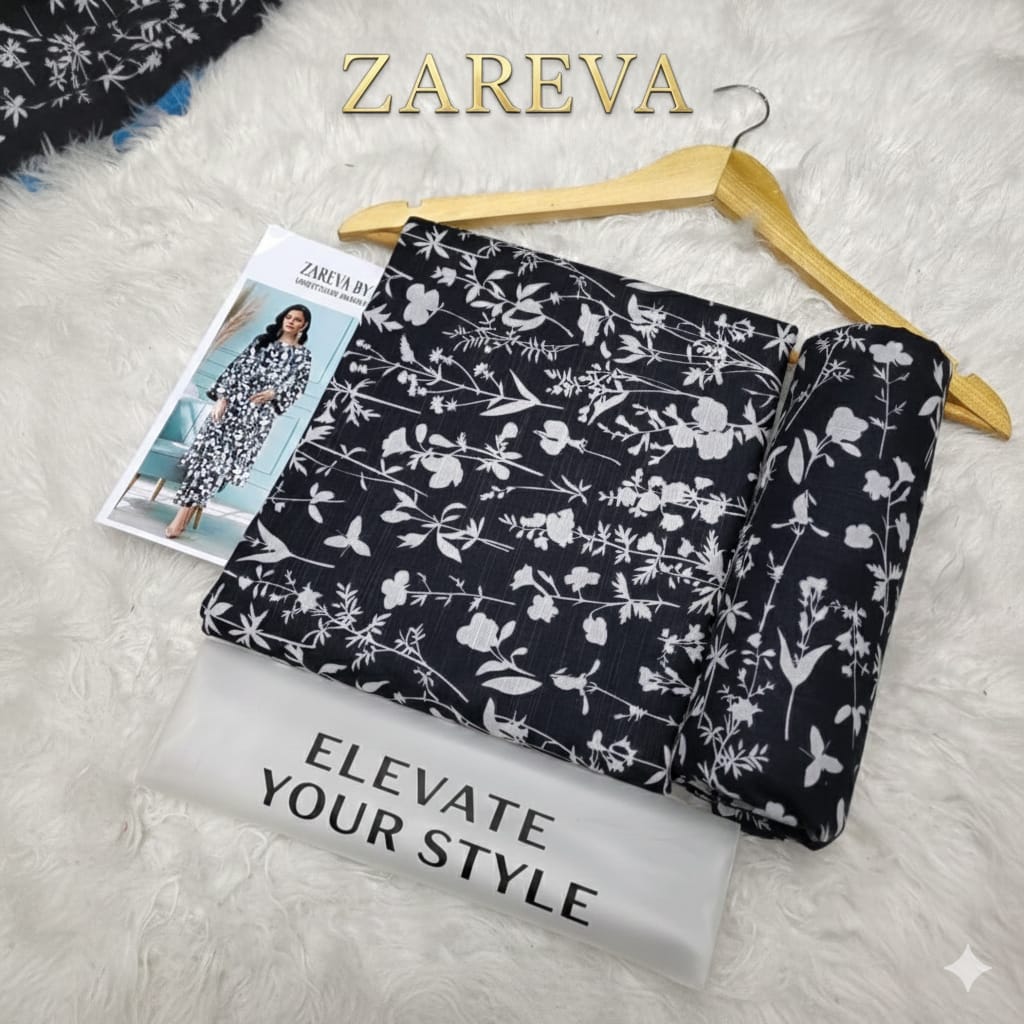 Khaddar Print Shirt & Print Trouser ZAREVA