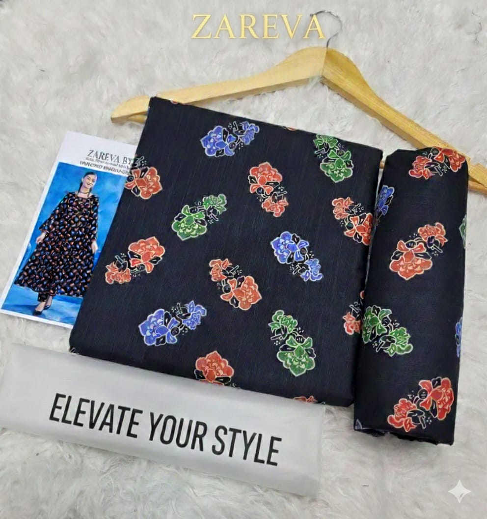 Khaddar Print Shirt & Print Trouser ZAREVA