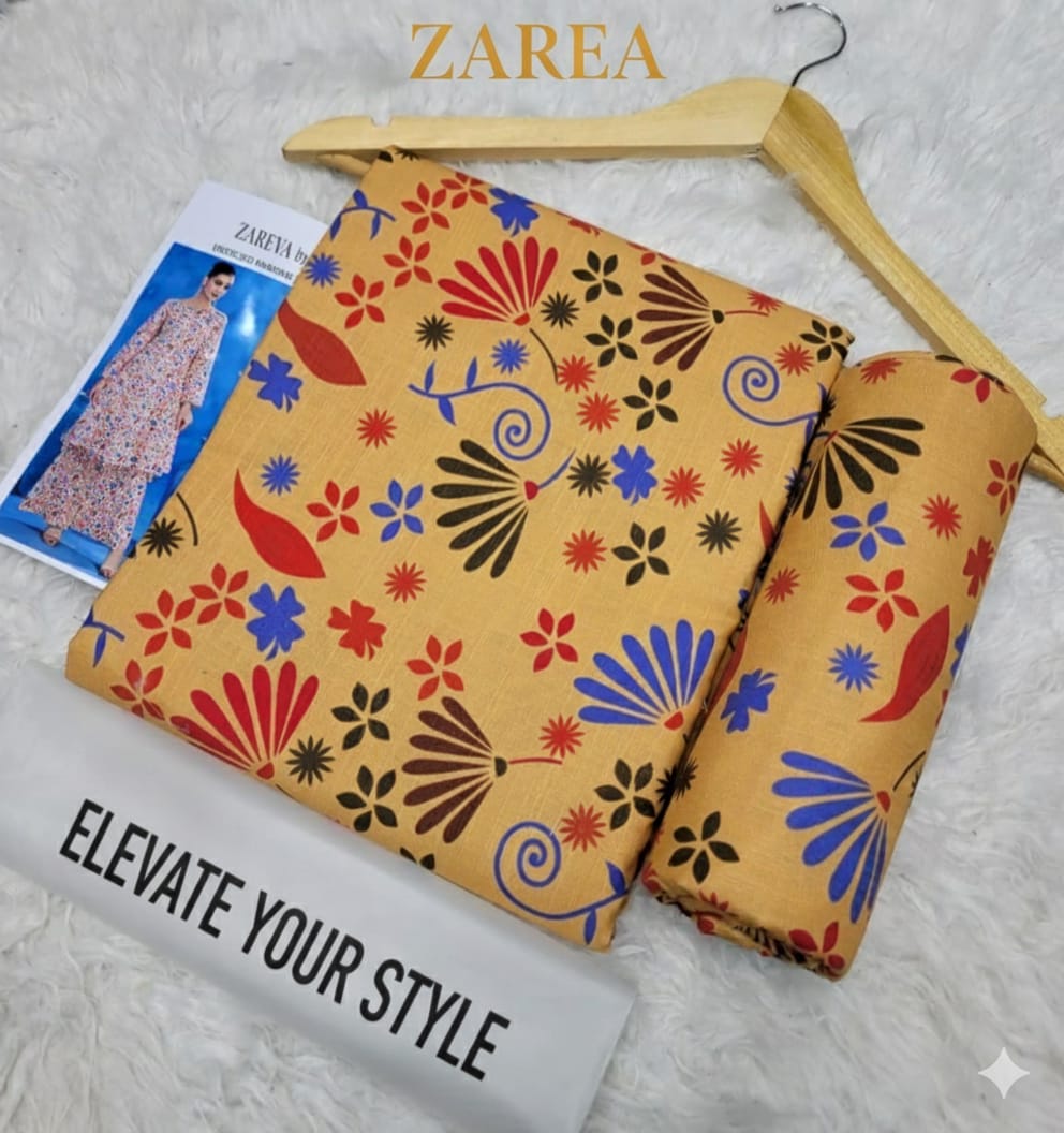 Khaddar Print Shirt & Print Trouser ZAREVA